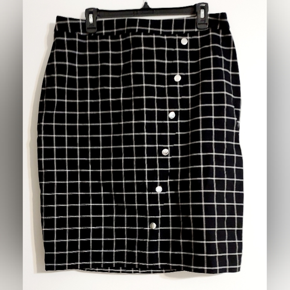 Soho Striped Pencil Skirt, 1x